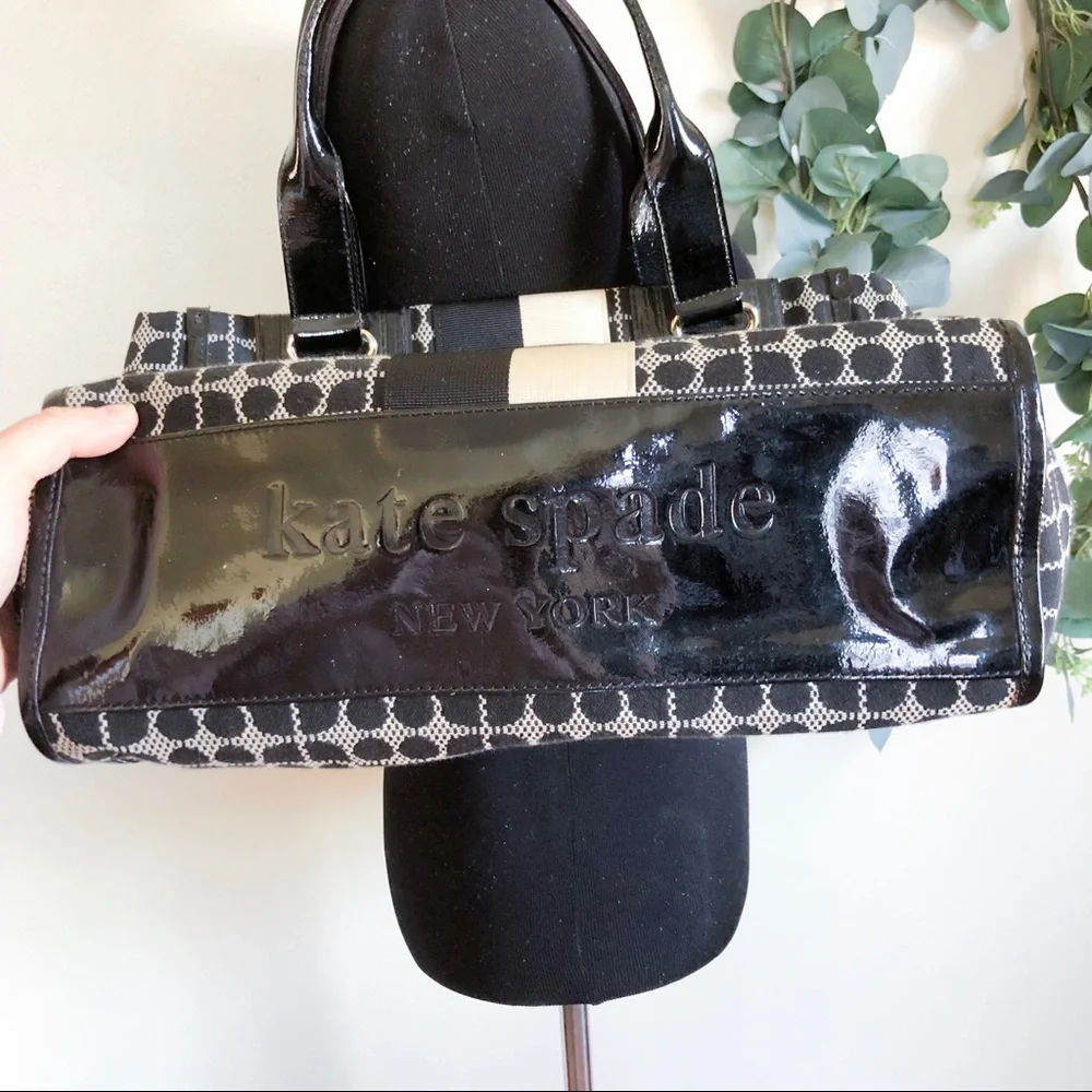 kate spade | geometric dot noel black bag large - Picture 6 of 8